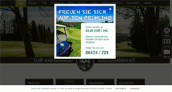 Desktop Screenshot of golf-schmidmuehlen.de